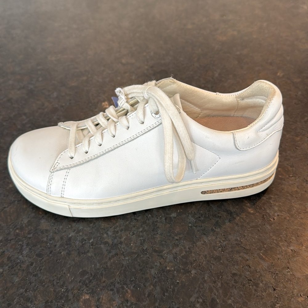 Birkenstock Cream Low-Top Sneakers - Picture 3 of 7